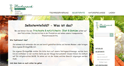 Desktop Screenshot of huckepack-ernte.de